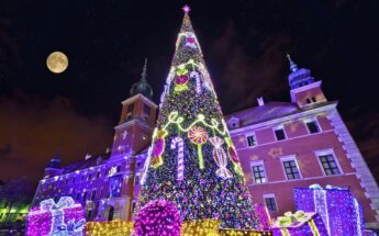 Kalėdinė Varšuva, karališkasis šviesų sodas ir šokolado fabrikas!