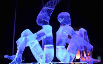 Magiškas ledo skulptūrų festivalis Jelgavoje!