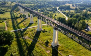Įspūdinga panorama nuo Lyduvėnų tilto, Tytuvėnai ir Šiluva!